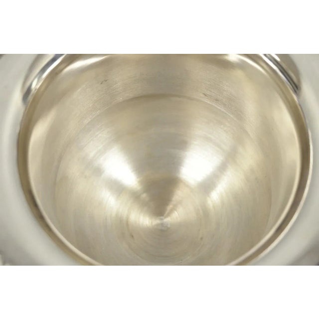 Silver Vintage Oneida Silver Plated Trophy Cup Urn Champagne Wine Chiller Ice Bucket For Sale - Image 8 of 12