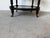 1960s Hollywood Regency Black Ebonized Three-Tier Side Table on Brass Casters For Sale - Image 10 of 12