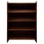 A handsome and beautifully proportioned early 20th-century Edwardian oak open bookcase, combining generous display space,...