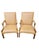 English A Pair of Reproduction English Gainsborough or Library Chairs For Sale - Image 3 of 6