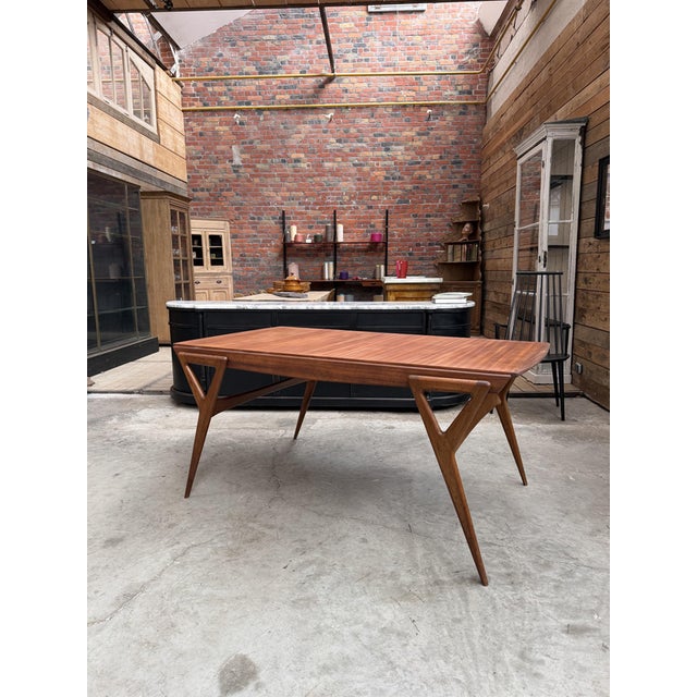 Dining Table by Louis Paolozzi for René Godfrid, 1950s For Sale - Image 3 of 18