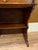 Antique Quarter Sawn Solid Oak Child's Roll Top Trestle Desk - Original Brass For Sale - Image 6 of 13