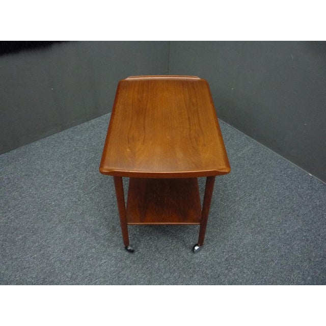 Teak Bar Cart from Dyrlund, 1970s For Sale - Image 6 of 10