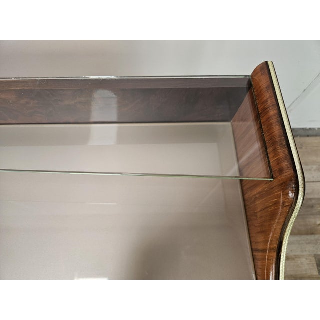 Entrance Dressing Table in Briar Root with Glass Tops, 1950 For Sale - Image 10 of 18