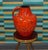 Red Orange Glazed Model 426-35 Bulbous Floor Vase, West Germany, 1970s For Sale - Image 9 of 9