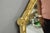 Vintage Italian Neoclassical Style Cream & Gold Gilt Carved Wood Wall Mirror For Sale - Image 10 of 16