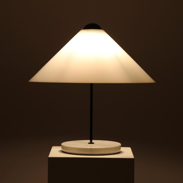 Snow Table Lamp by Vico Magistretti for Oluce, Italy, 1974 For Sale - Image 9 of 12