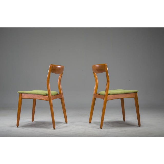 Up for auction are a stunning pair of chairs attributed to the renowned Danish manufacturer Viborg, designed by the...