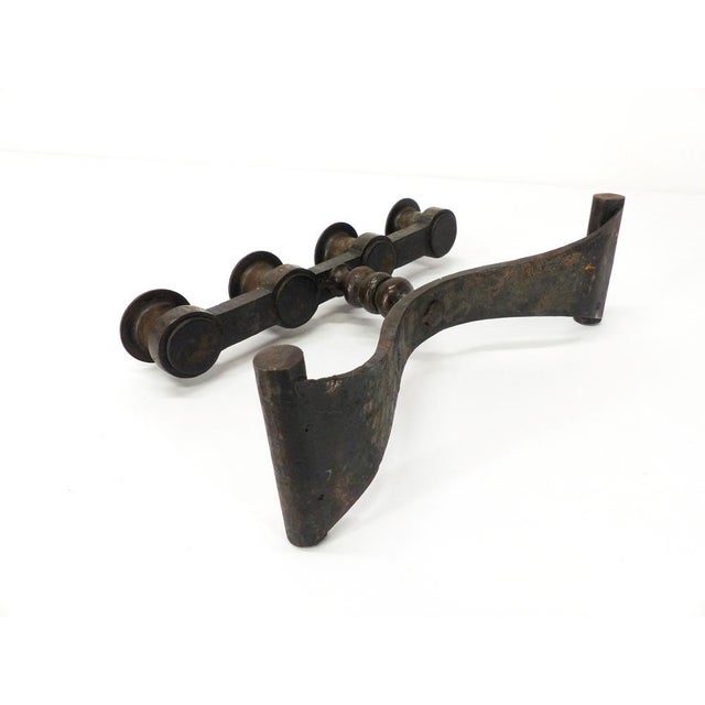 1930s Four-Light Wrought Iron Candleholder by Charles Piguet, Switzerland, 1930 For Sale - Image 5 of 7