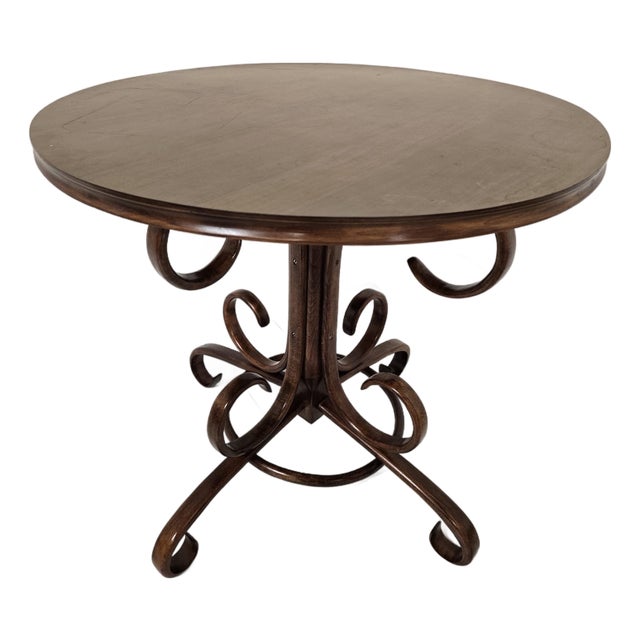 Bentwood Bistro Dining Table from Thonet, 1960s For Sale
