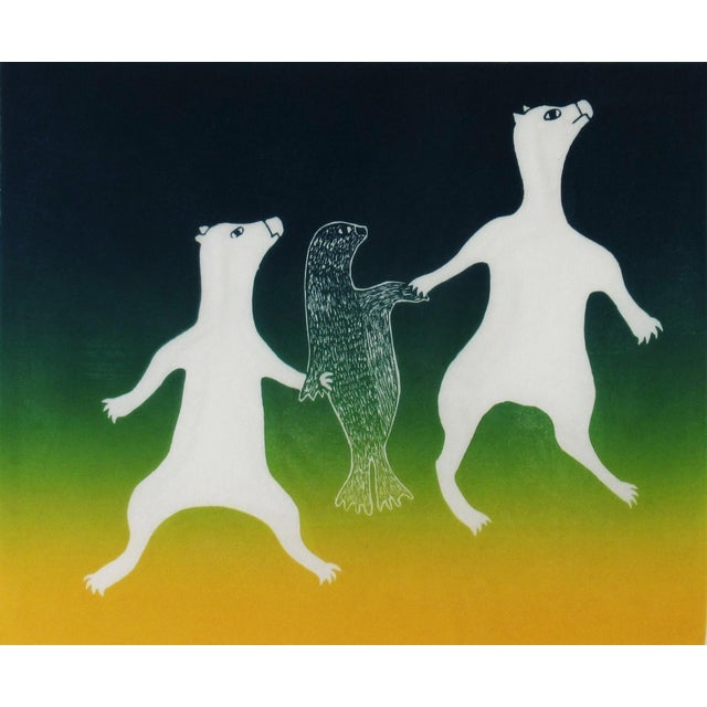 Pudlo Pudlat, Winter Dream, 1989 For Sale In San Francisco - Image 6 of 12