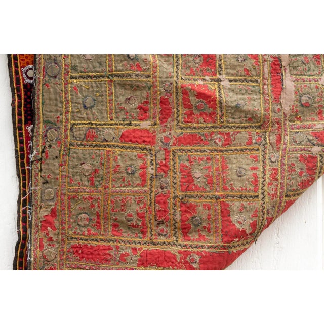 Textile Antique Jaisalmer Finely Made Wall Art For Sale - Image 7 of 9