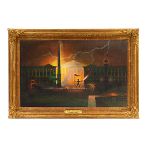 'Place De La Concorde' by Henri Julie, Paris, California, Surrealist, Neo-Classical Symbolism