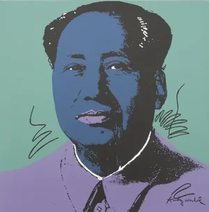1986 Carnegie Museum of Art Andy Warhol Lithograph Mao 90