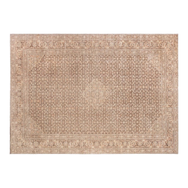 Authentic Late 19th Century Persian Tabriz Carpet For Sale