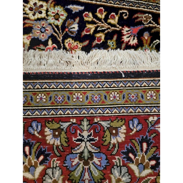 Beige Vintage Hand-Knotted Qum Kurk Rug, 1980s For Sale - Image 8 of 13