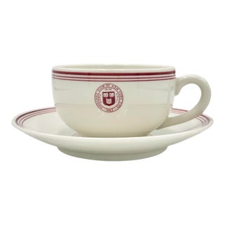 Vintage Harvard Club of New York City Cup & Saucer For Sale