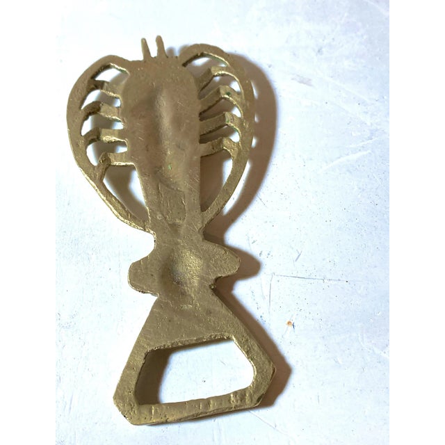 Mid 20th Century Vintage Brass Scorpion Bottle Opener For Sale - Image 5 of 9