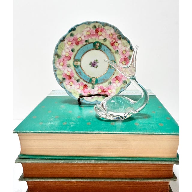 Mid 20th Century Vintage Murano Style Art Glass Snail Figurine – Mid Century Clear Glass Decorative Object For Sale - Image 5 of 5