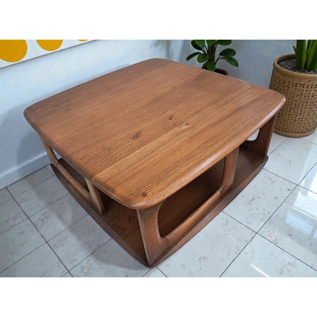 Mid-Century Modern Pandora Coffee Table in Elm by Lucian Ercolani for Ercol, 1980s For Sale - Image 10 of 18
