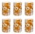 Stories of Italy Nougat Tumblers - Karkade, Set of 6 For Sale