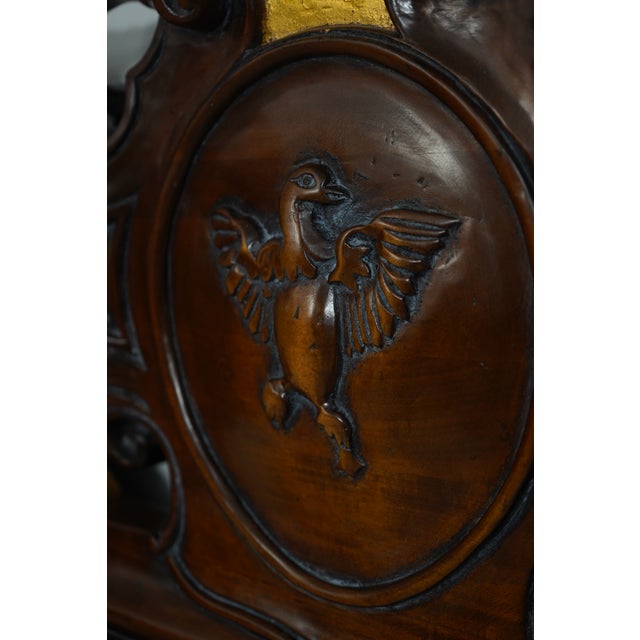 Francesco Molon Mahogany King Size Poster Bed For Sale - Image 16 of 17