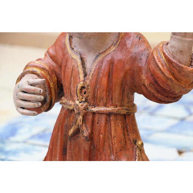Antique Indo-Portuguese Jesus Christ Child, 17th Century For Sale - Image 6 of 18