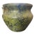 Green Terra Cotta Moroccan-Style Handled Planter For Sale