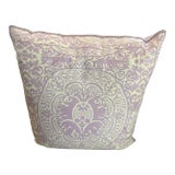 Quardrille Lavender Custom Euro Pillow For Sale