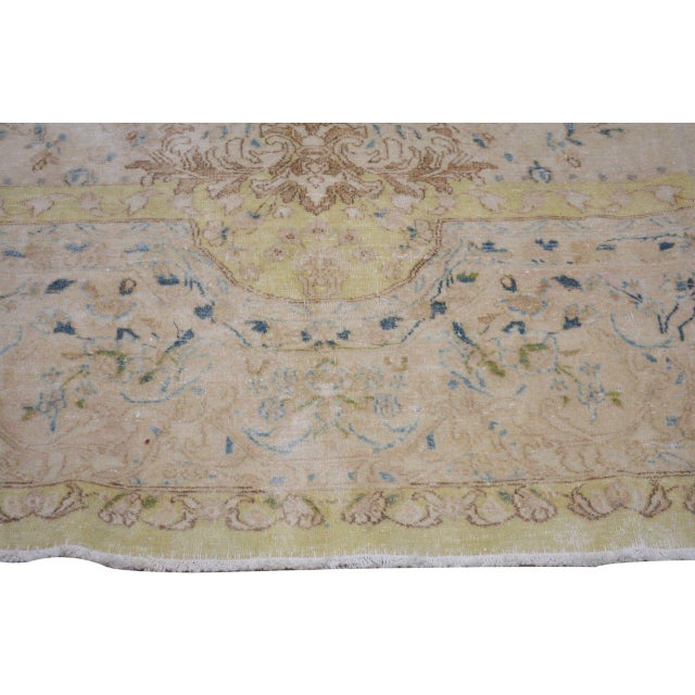 Turkish Vintage Turkish Anatolian Hand Knotted Wool Rug, 9'5x14 For Sale - Image 3 of 5