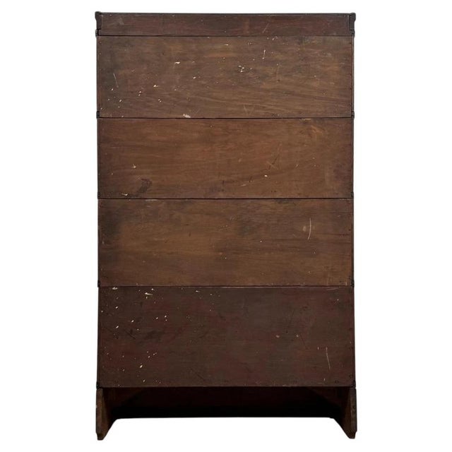Antique English Oak Stacking Bookcase from Globe Wernicke, 1900s For Sale - Image 9 of 13