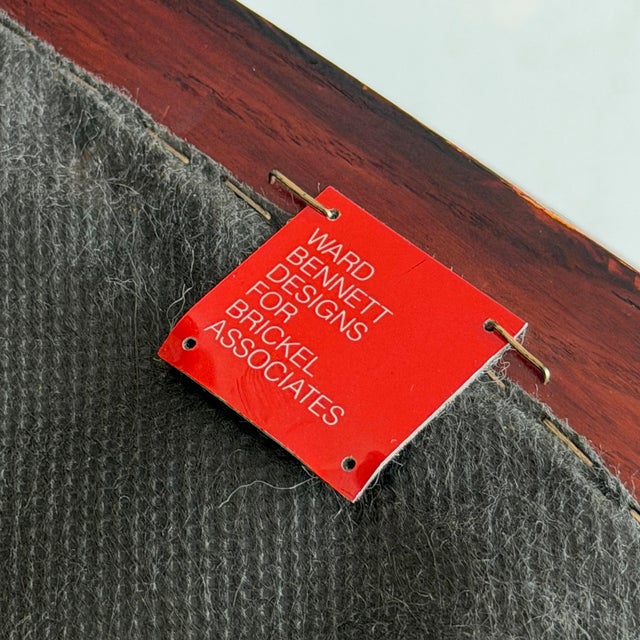 Bentwood Side Chairs by Ward Bennett for Brickell Associates For Sale - Image 9 of 9