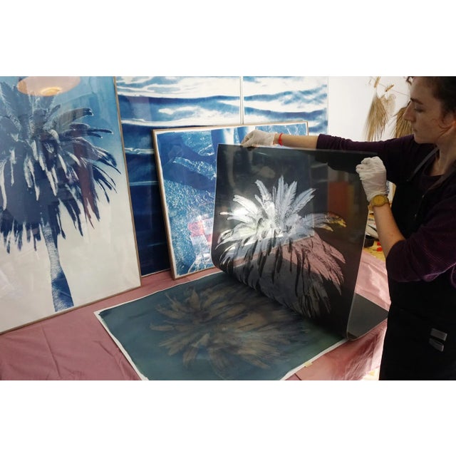 "Yosemite Blue Mountain" Geological Cyanotype on Watercolor Paper by Kind of Cyan For Sale - Image 10 of 13