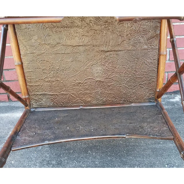 19th Century Japanned Bamboo Writing Desk For Sale In Miami - Image 6 of 12