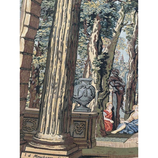 Aubusson Style Jacquard Tapestry, 1980s For Sale - Image 10 of 18