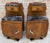 1930s Pair of Art Deco Wood Bedside Tables With Marble Tops, Circa 1930 For Sale - Image 5 of 13