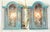 Metal Stunning Pair of Vintage Art Deco Brass Verdigris Wall Sconces / Lanterns For Sale - Image 7 of 14