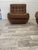A- 369 vintage original atlantis living room set from jitona, 1970, set of 3 in very good original condition dims chairs;...