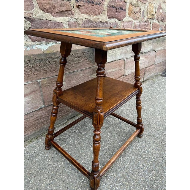 French Art Nouveau Side Table, 1910s For Sale - Image 3 of 12
