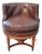 Late 19th Century Howard & Sons Barrel-Form Desk Chair For Sale
