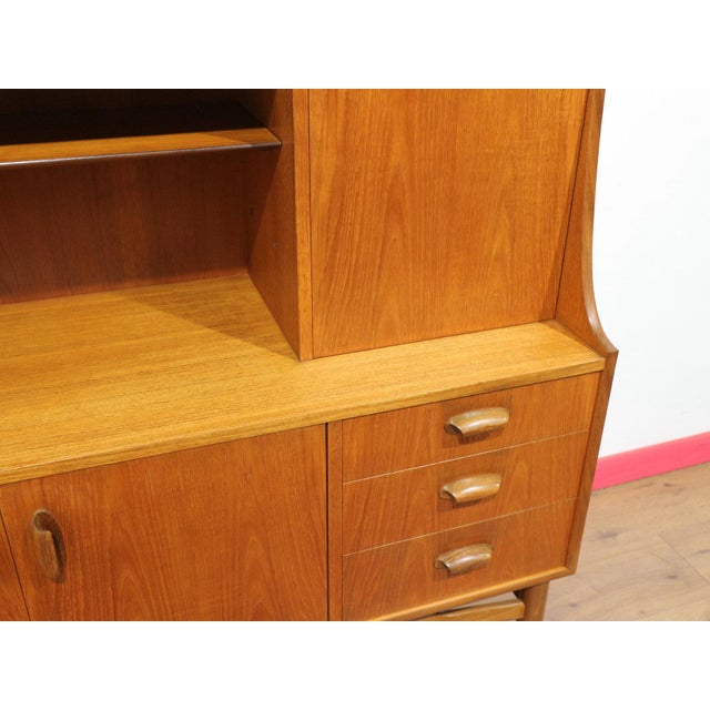 Wood Mid Century Modern Vintage Teak Buffet Short Credenza by G Plan Danish Style For Sale - Image 7 of 15