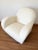 Cream 1980s Postmodern Lounge Chair by Loewenstein For Sale - Image 8 of 12