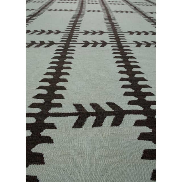 Early 21st Century Turkish Kilim Oriental Handmade Flatweave 8'3" x 10'6" #18146 For Sale - Image 5 of 8