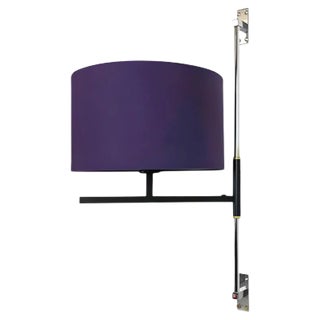 Minimalist Metal Adjustable Wall Light attributed to Cosack, Germany, 1960s For Sale