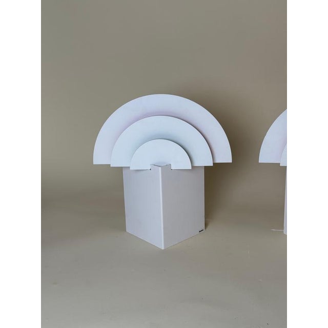 Swedish No Neon Wall Lights attributed to Olle Andersson for Boréns, 1980s, Set of 2 For Sale - Image 9 of 18