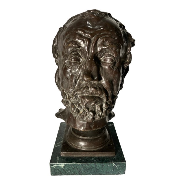 1970s Rodin Bronze “ Man With the Broken Nose” For Sale