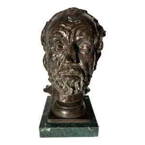 1970s Rodin Bronze “ Man With the Broken Nose”