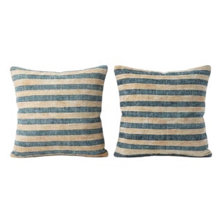 Boho Geometric Rug Pillow Cover 20'' X 20'' - Set of Two For Sale