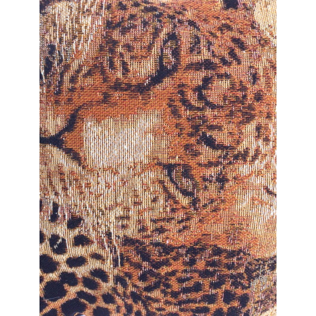 2000 - 2009 2000s Wild Jaguar Very Small Pillow For Sale - Image 5 of 6