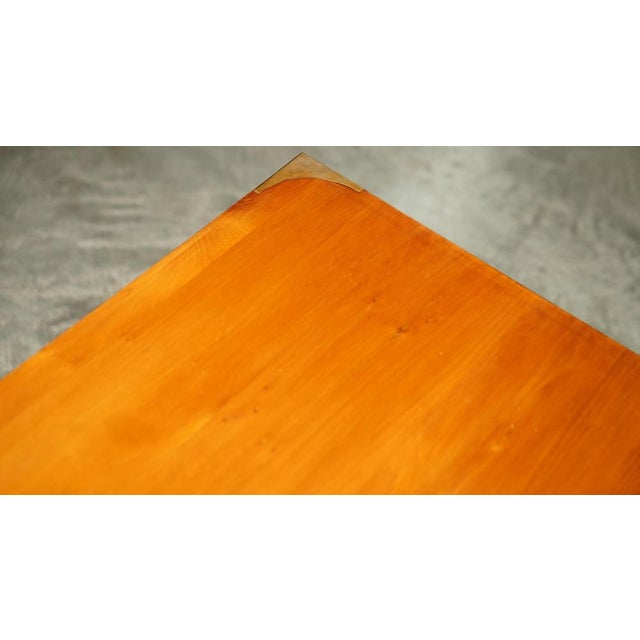 Burr Yew and Elm Military Campaign Coffee Table For Sale - Image 15 of 18